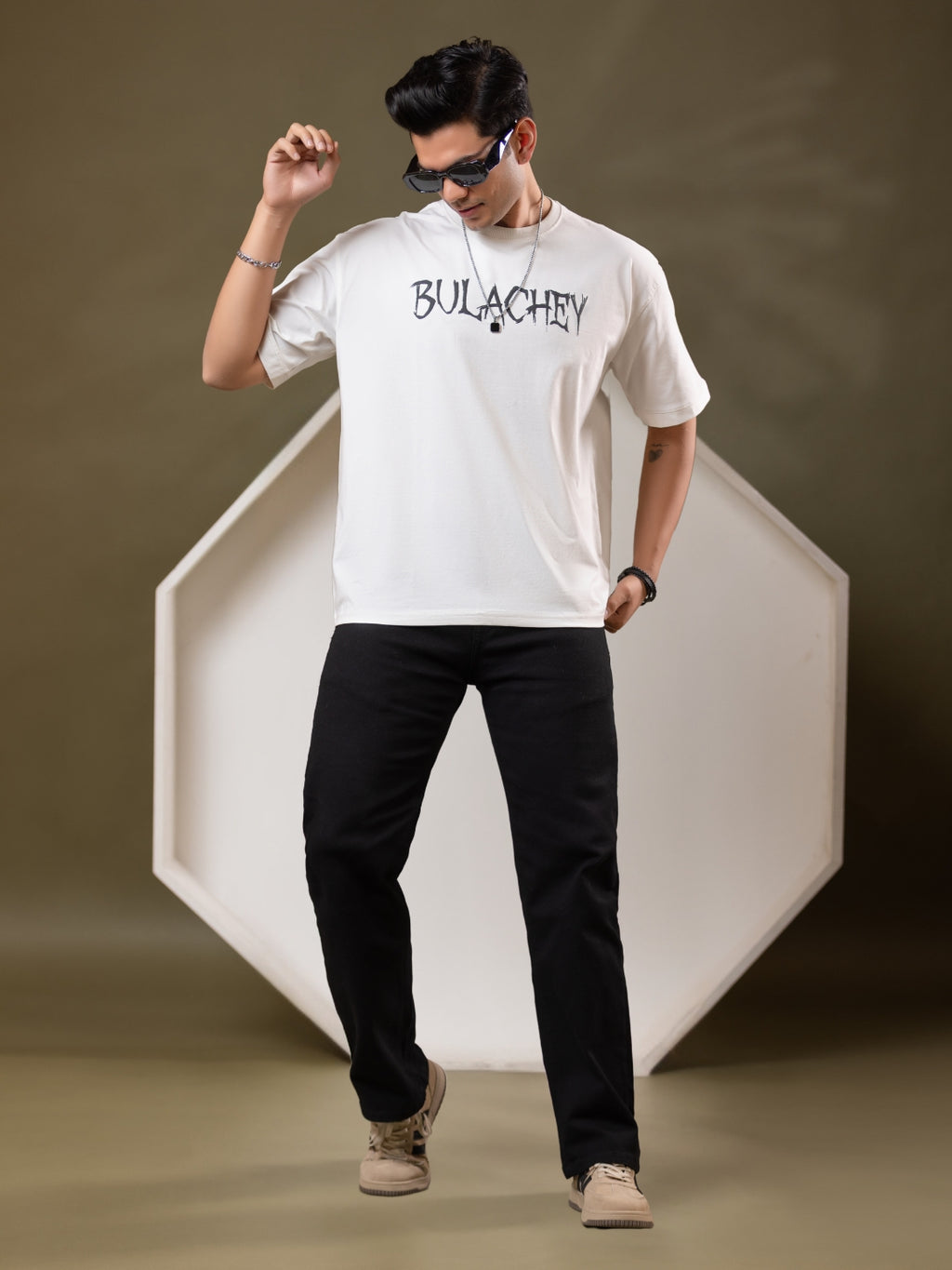 Reflection Fearless Oversized Graphic T-Shirt