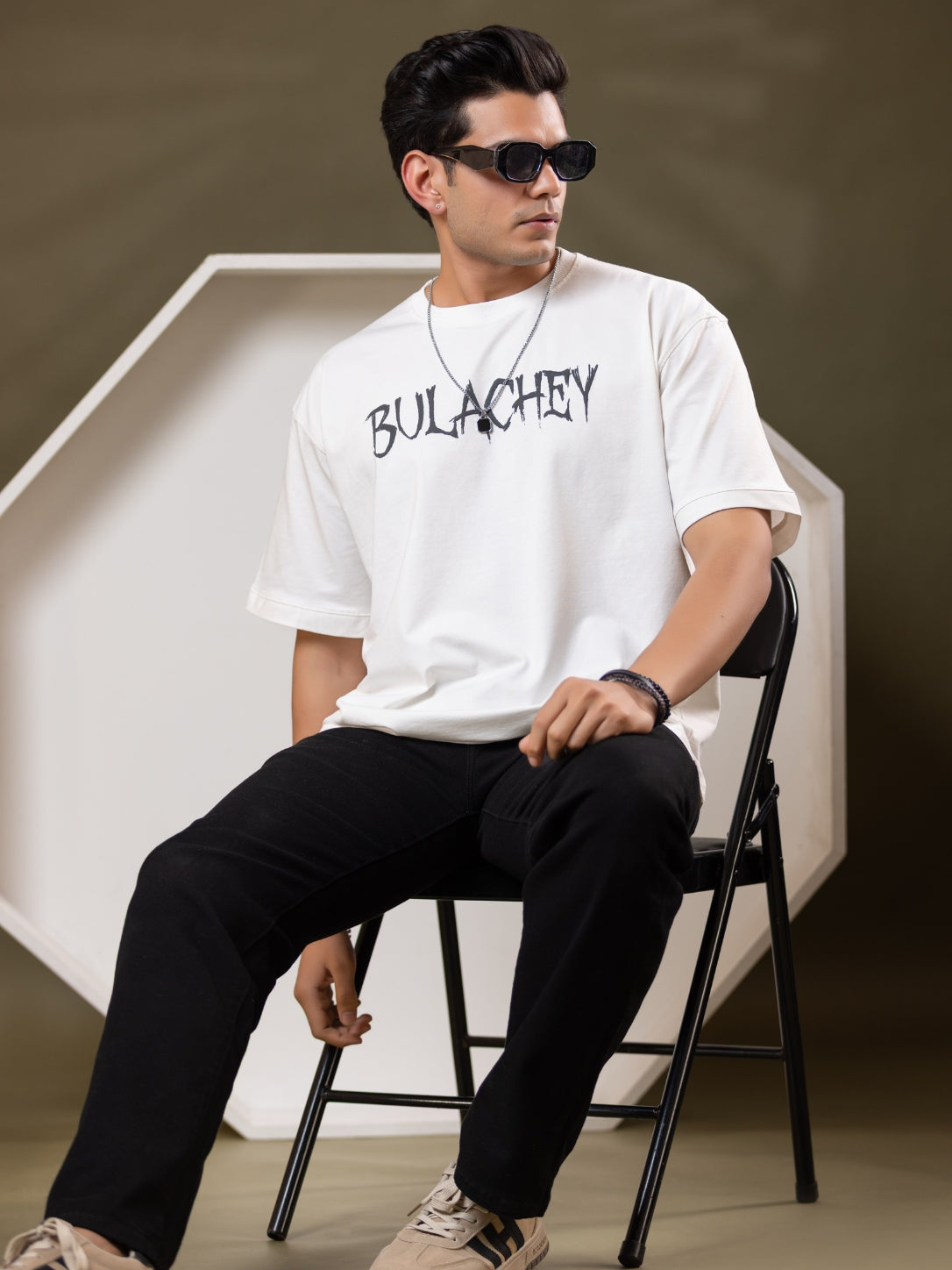 Reflection Fearless Oversized Graphic T-Shirt
