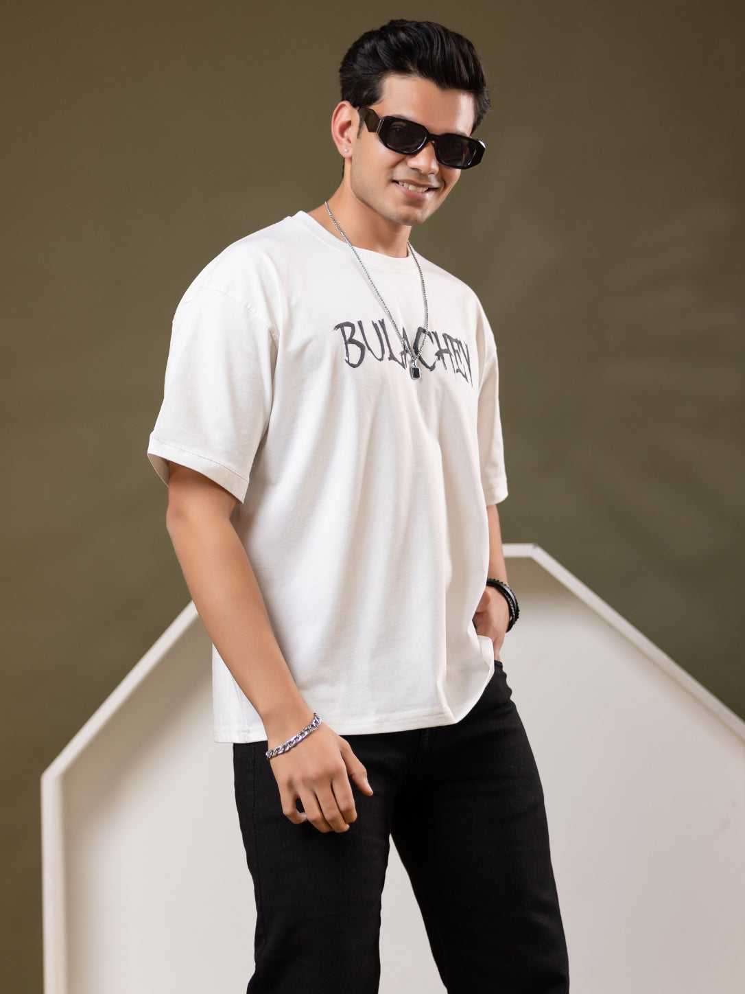 Reflection Fearless Oversized Graphic T-Shirt