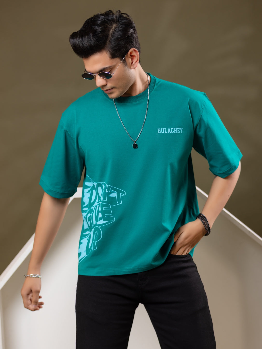 Built Different Oversized Printed T-Shirt