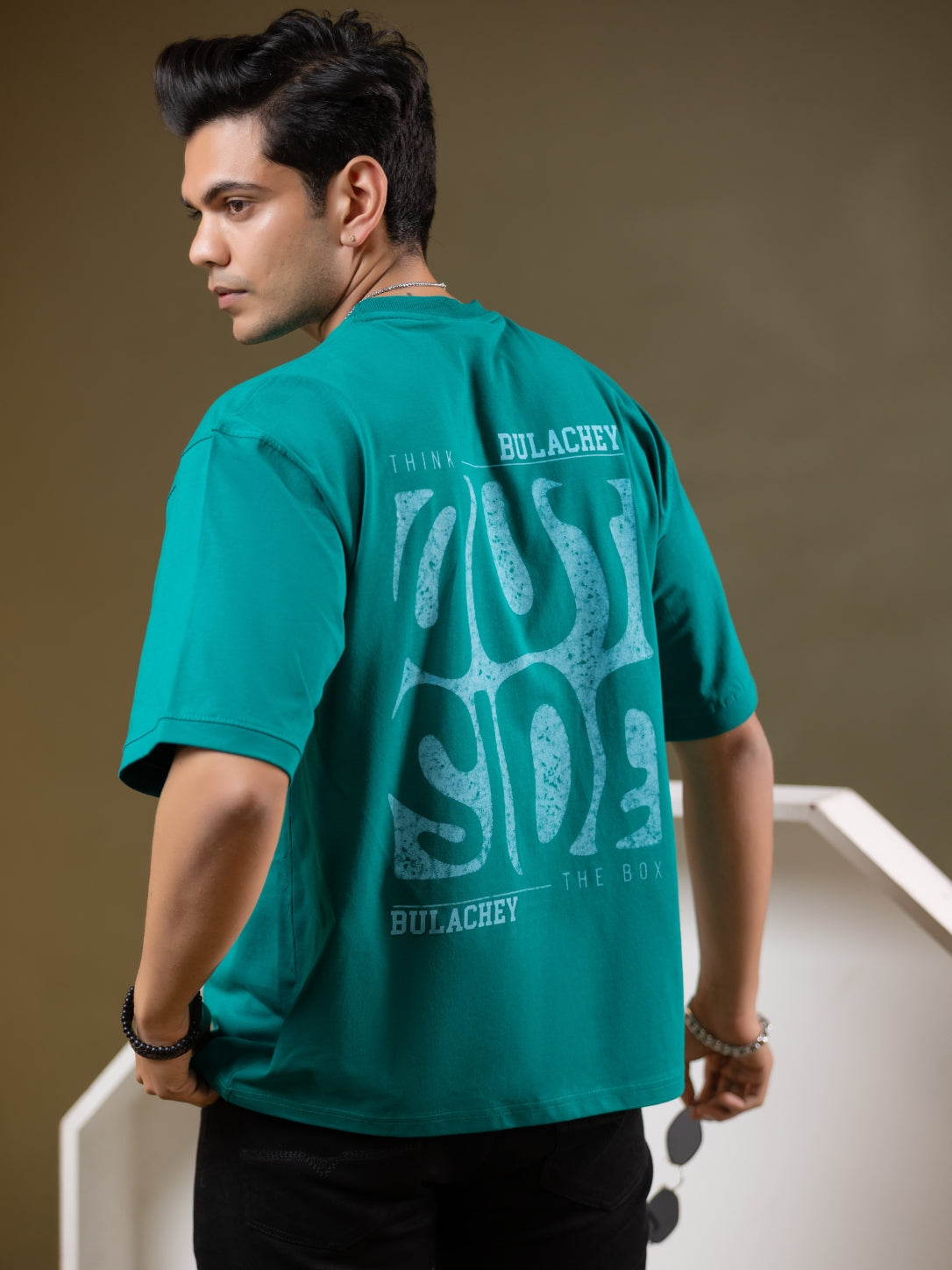 Built Different Oversized Printed T-Shirt