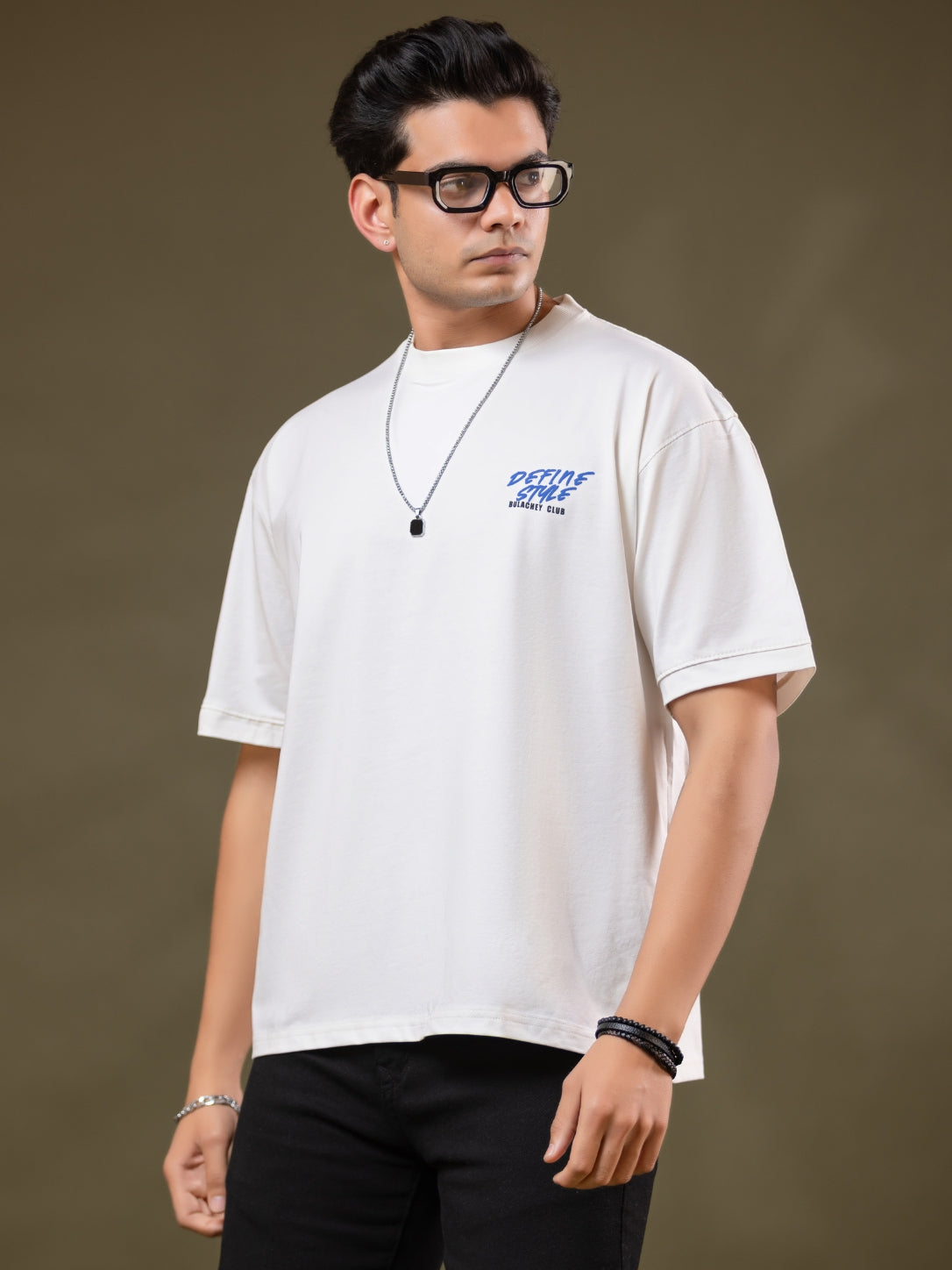 Define Your Vibe Oversized Printed T-Shirt