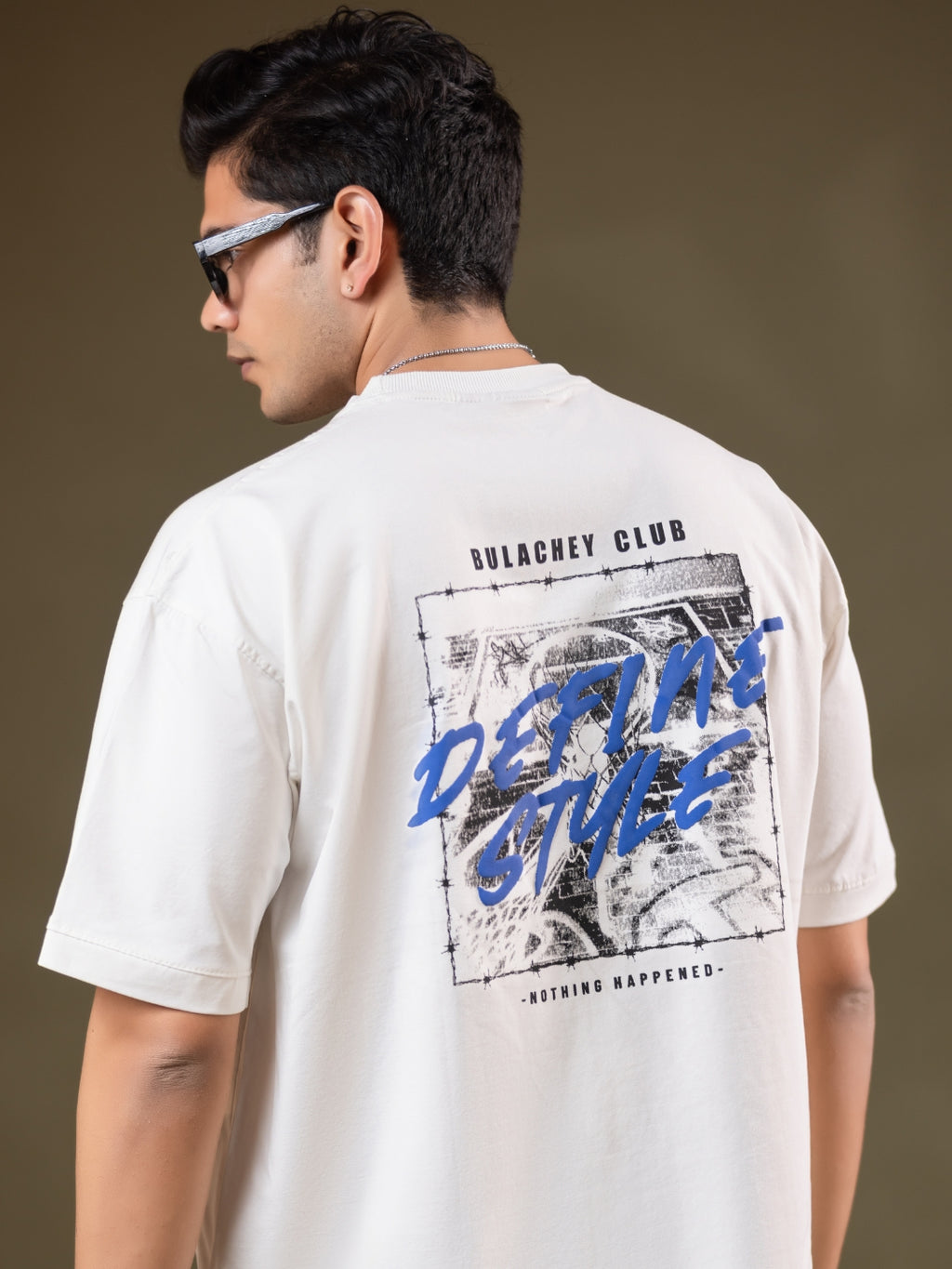 Define Your Vibe Oversized Printed T-Shirt