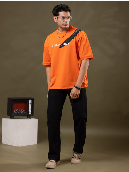Croc Mode Oversized Printed T-Shirt