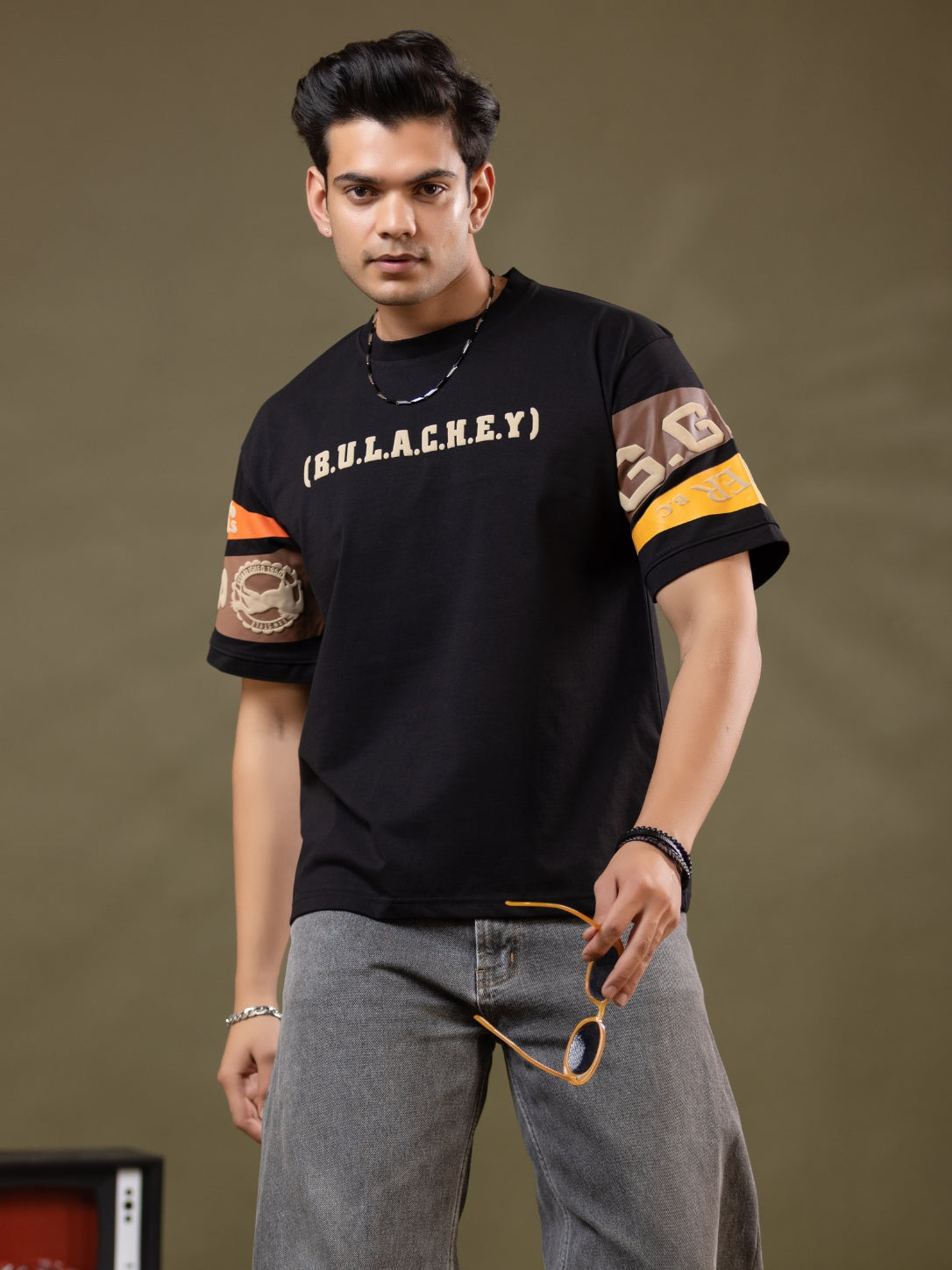 Heritage Circuit Oversized Printed T-Shirt