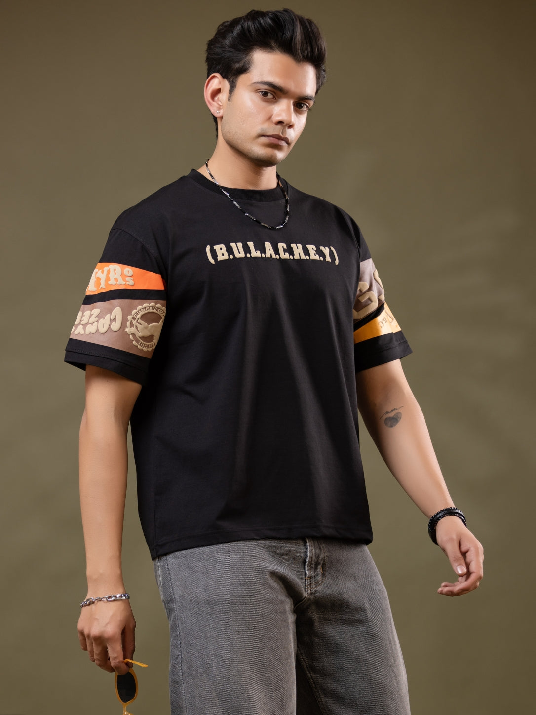 Heritage Circuit Oversized Printed T-Shirt