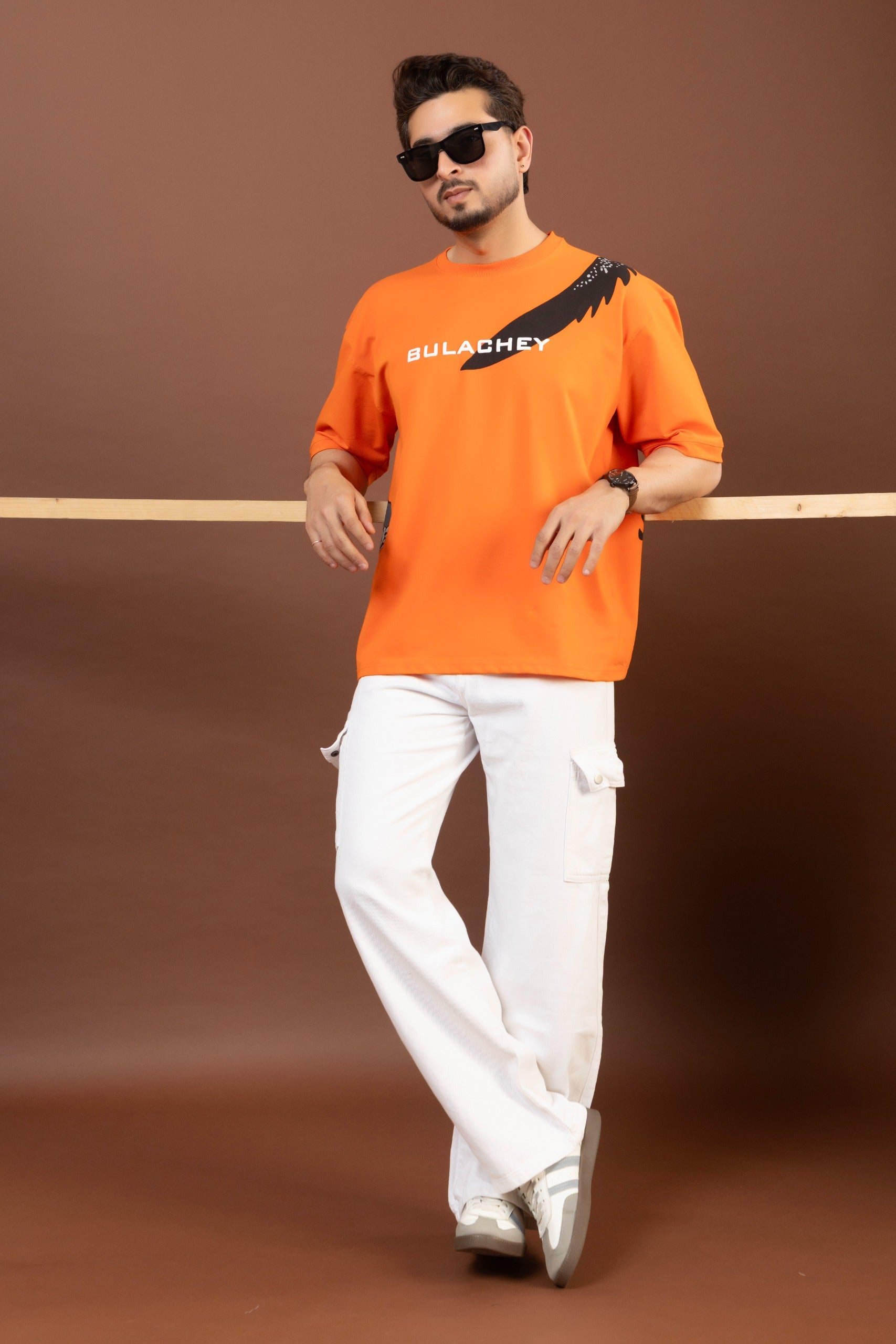 Orange Oversized T-shirt