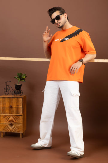 Orange Oversized T-shirt