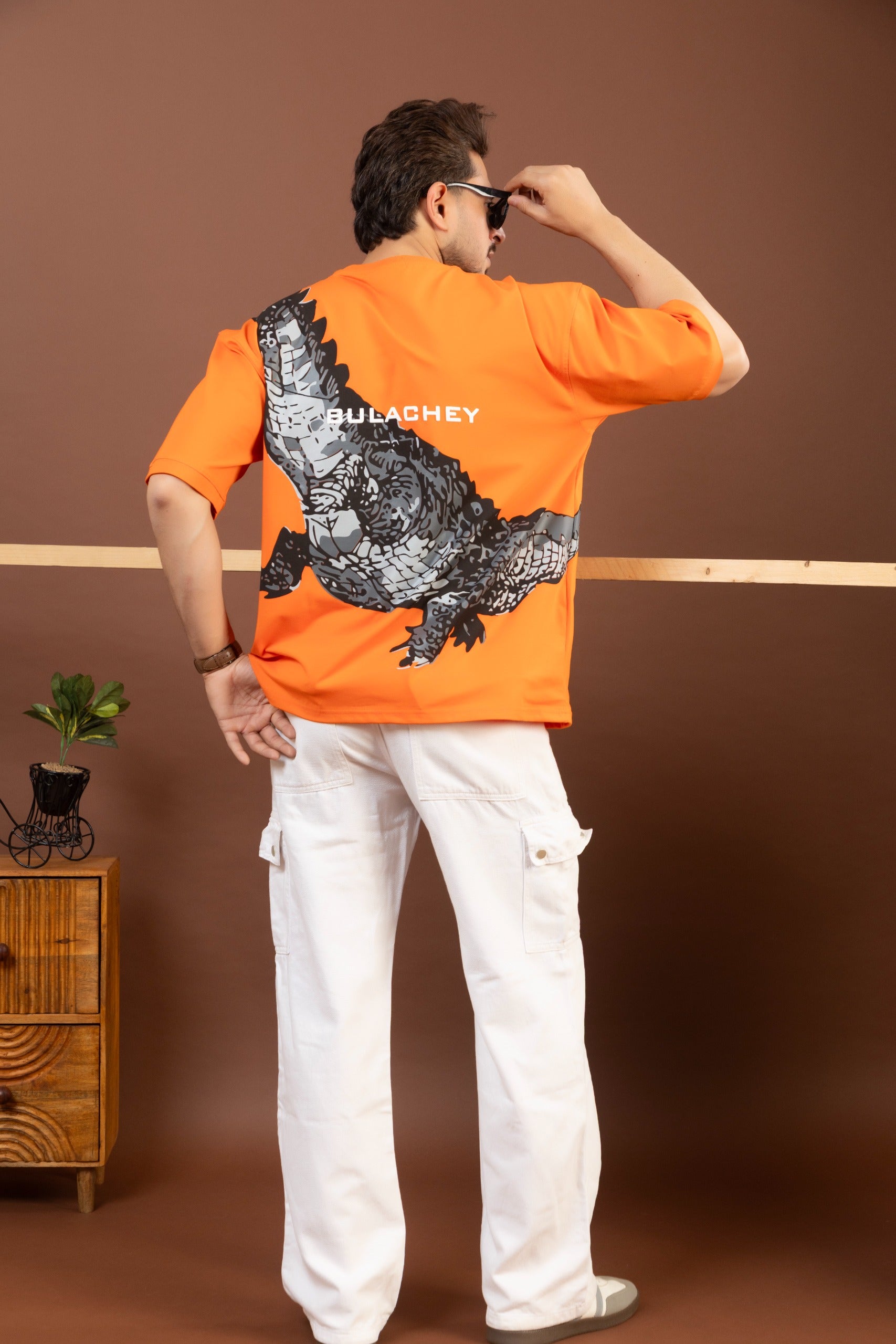 Orange Oversized T-shirt