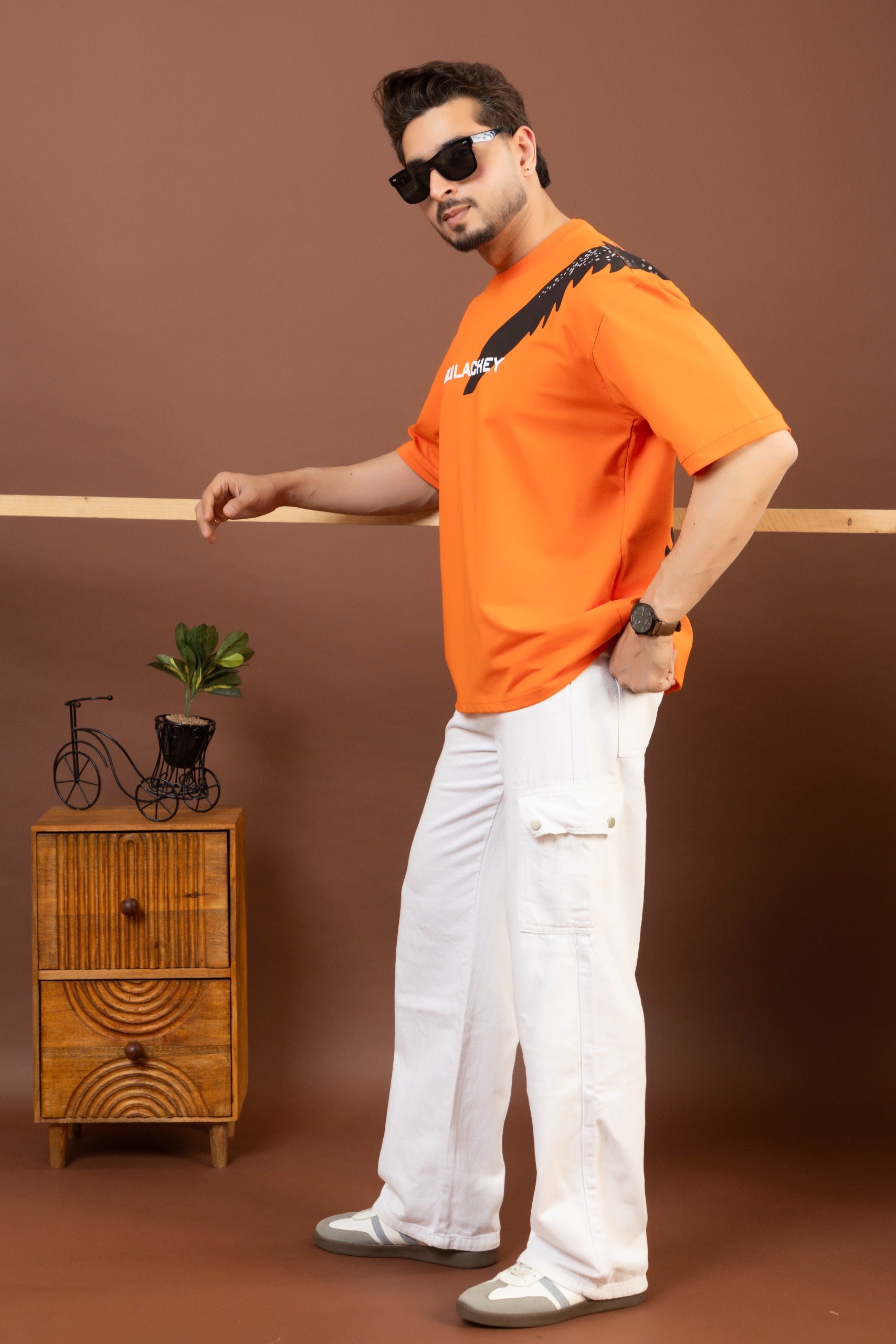 Orange Oversized T-shirt