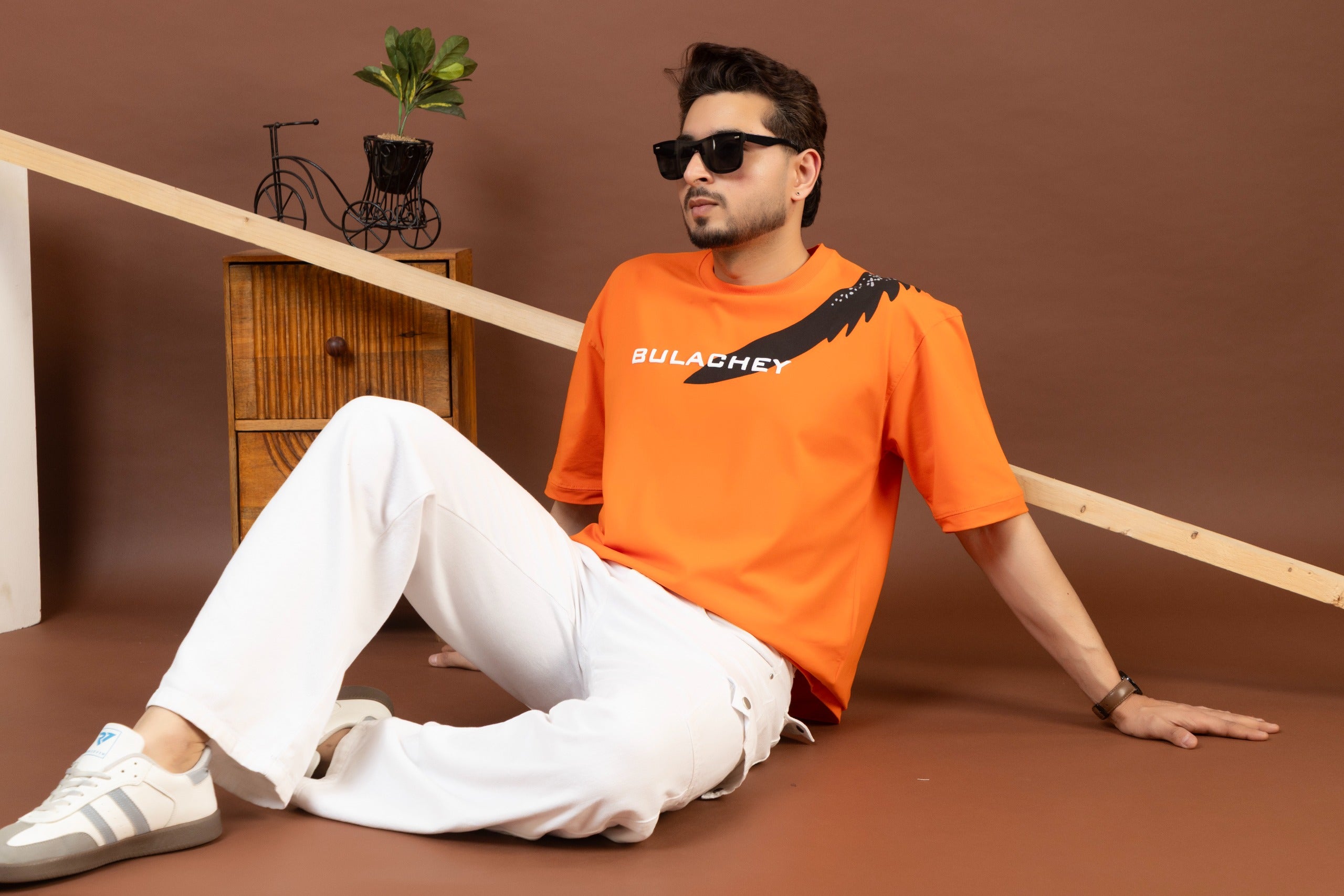 Orange Oversized T-shirt