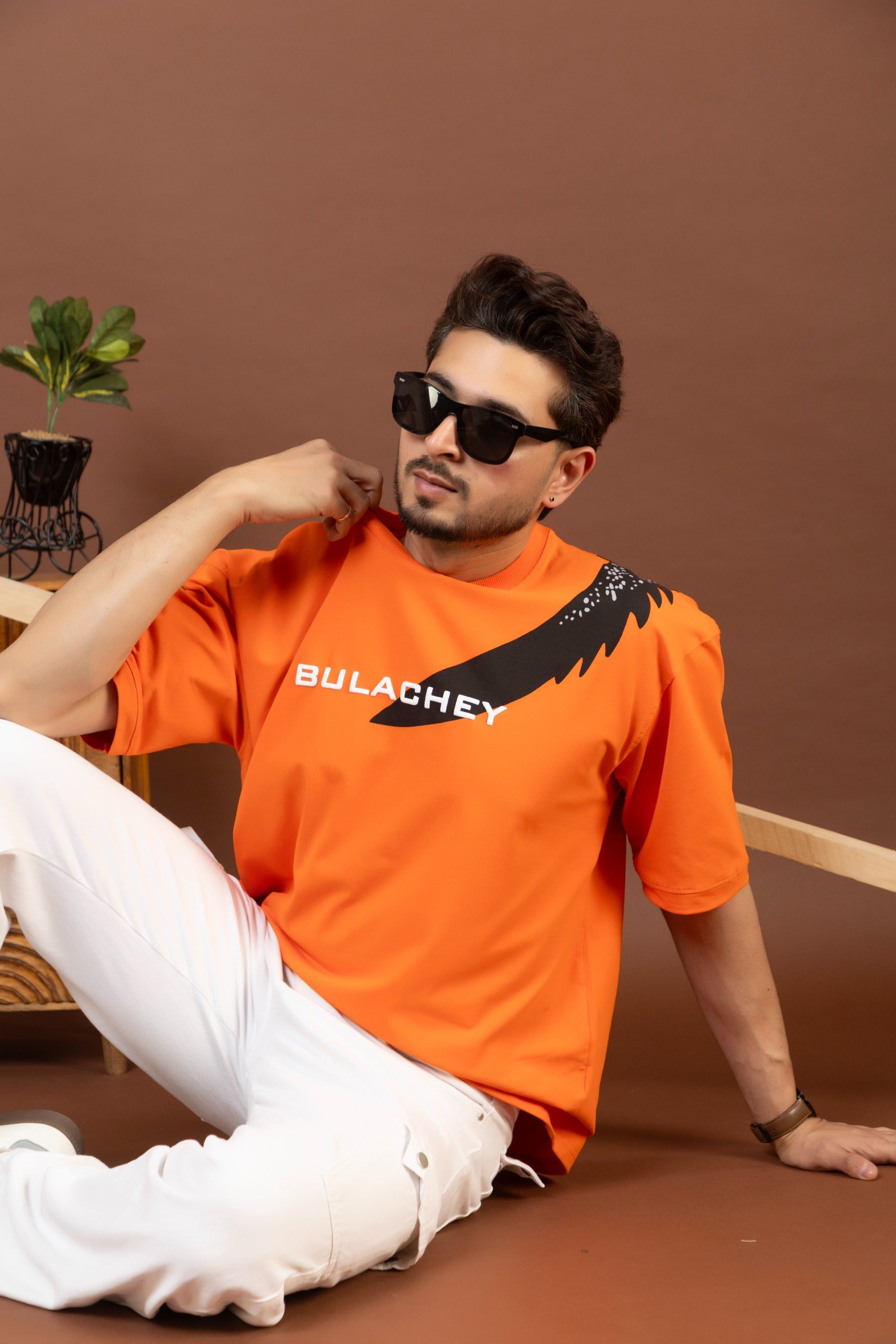 Orange Oversized T-shirt