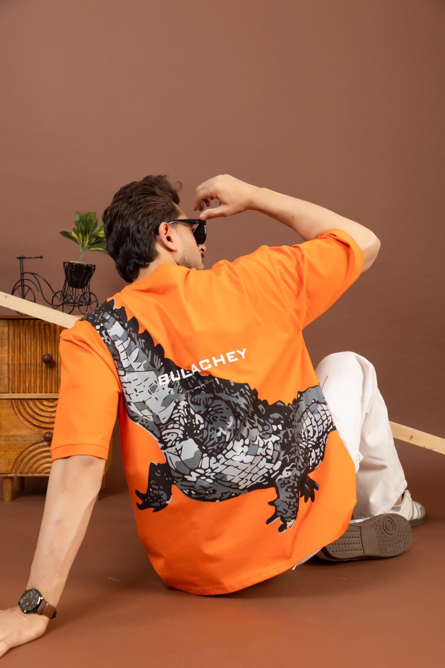 Orange Oversized T-shirt