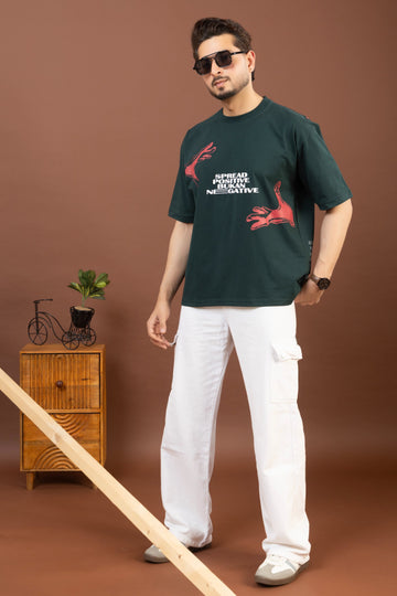 Olive Green Oversized T-shirt