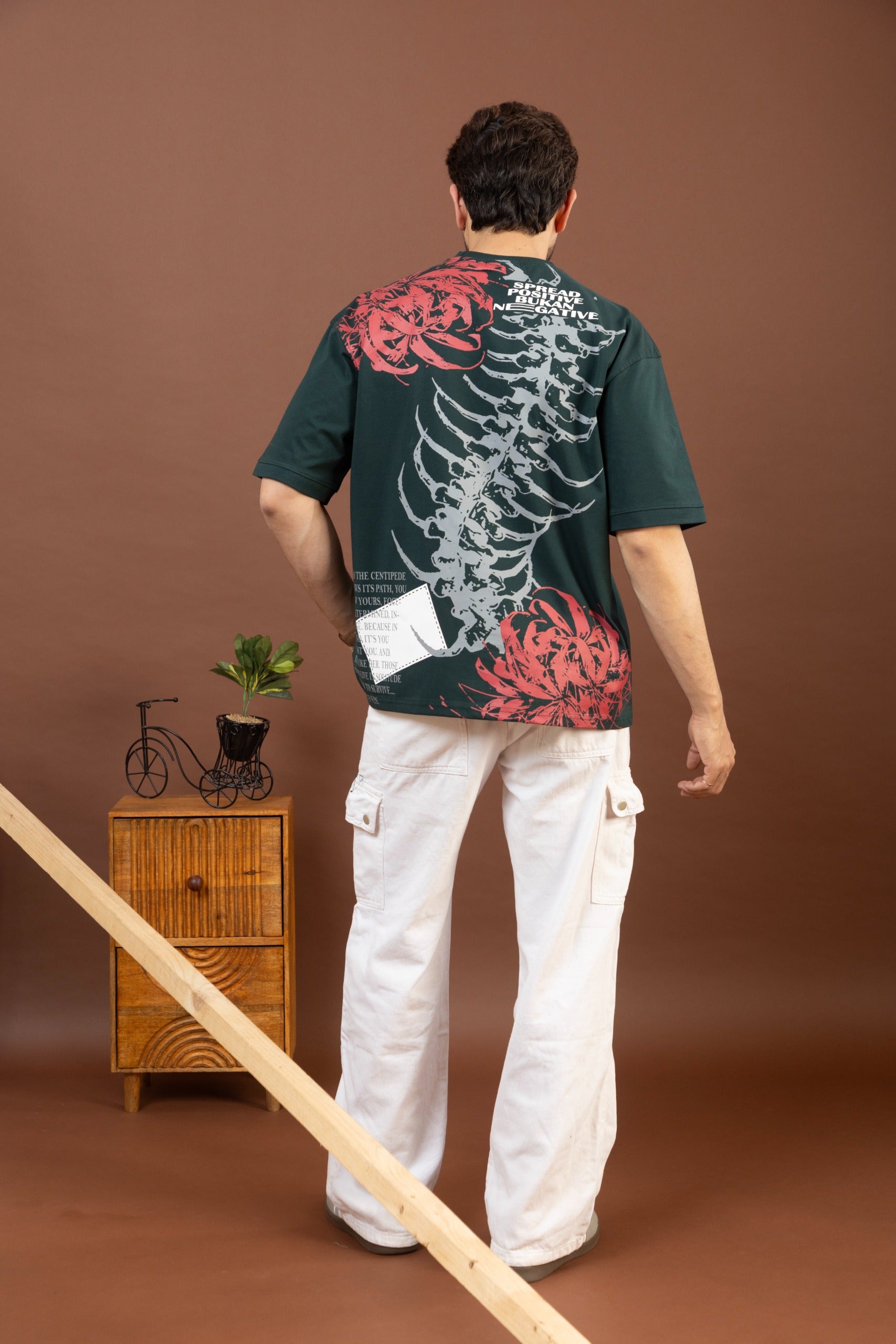 Olive Green Oversized T-shirt