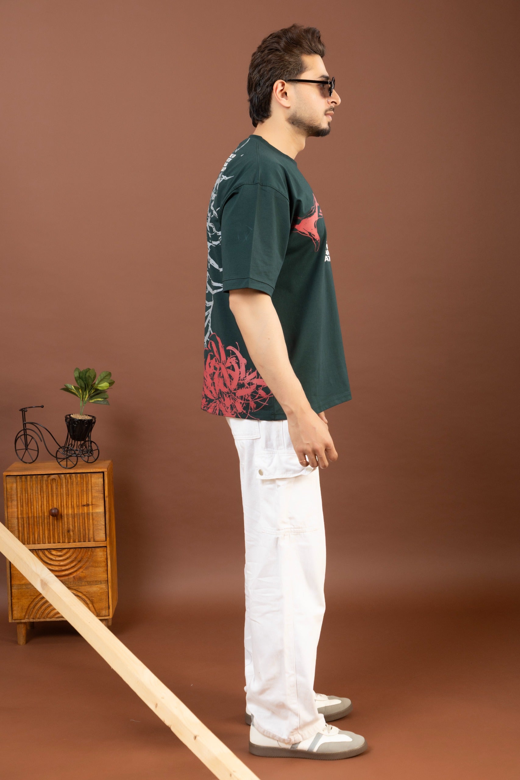 Olive Green Oversized T-shirt