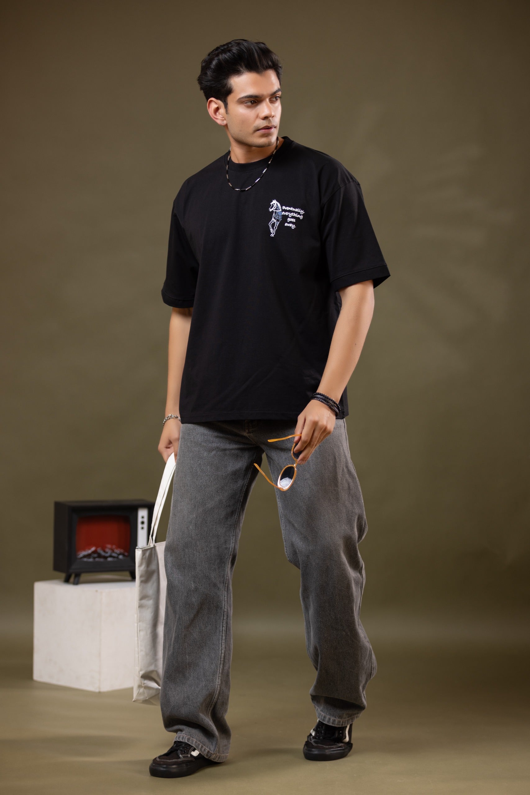 Black Oversized T-shirt