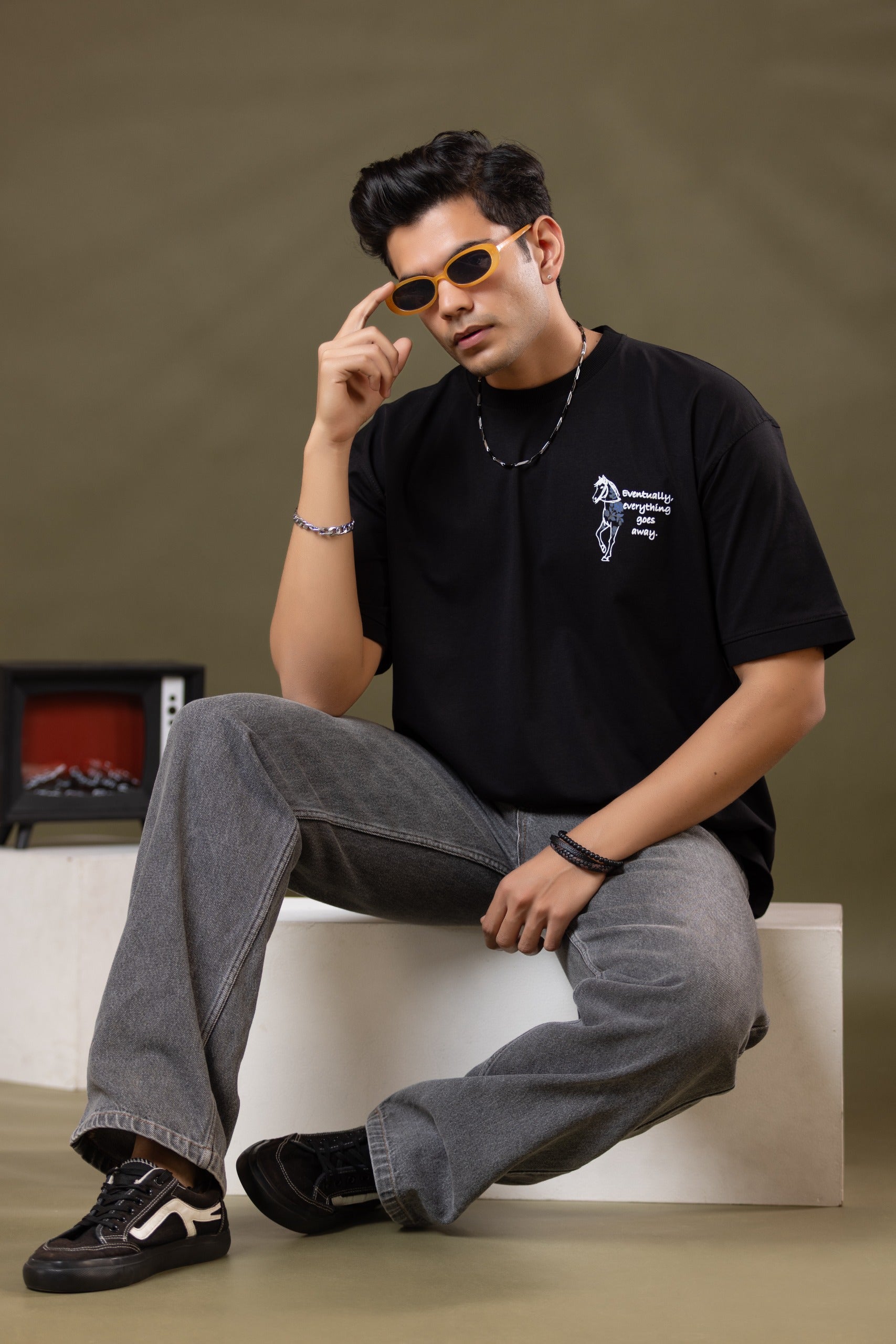 Black Oversized T-shirt