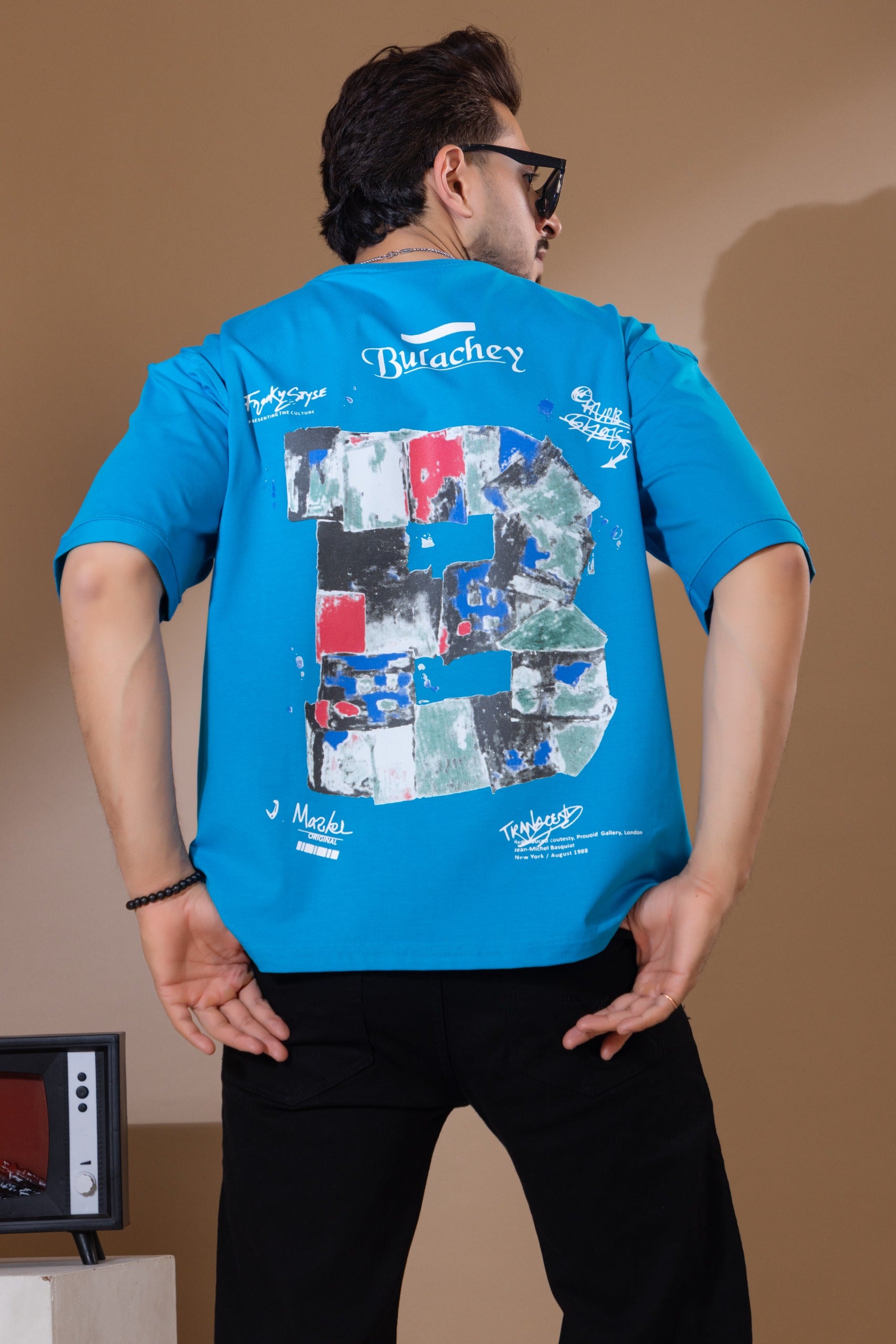 Blue Oversized T-shirt